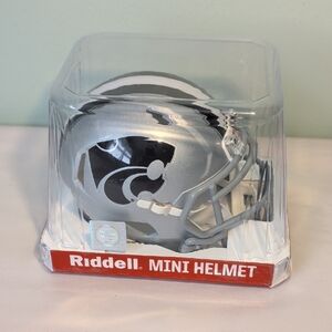 Silver/Purple Mini Helmet - Kansas State Wildcats